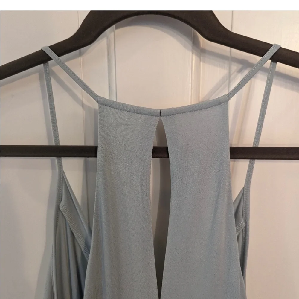 BCBgG silver/gray faux wrap dress sz s - Picture 4 of 4